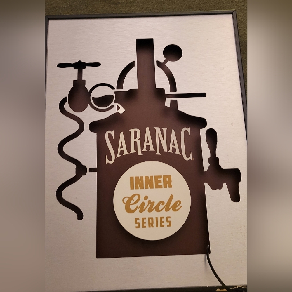 Saranac LED neon sign